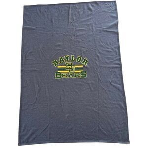 Baylor Bears sweatshirt fleece throw blanket size 7x5 BU Bears Big 12 Comfy Soft